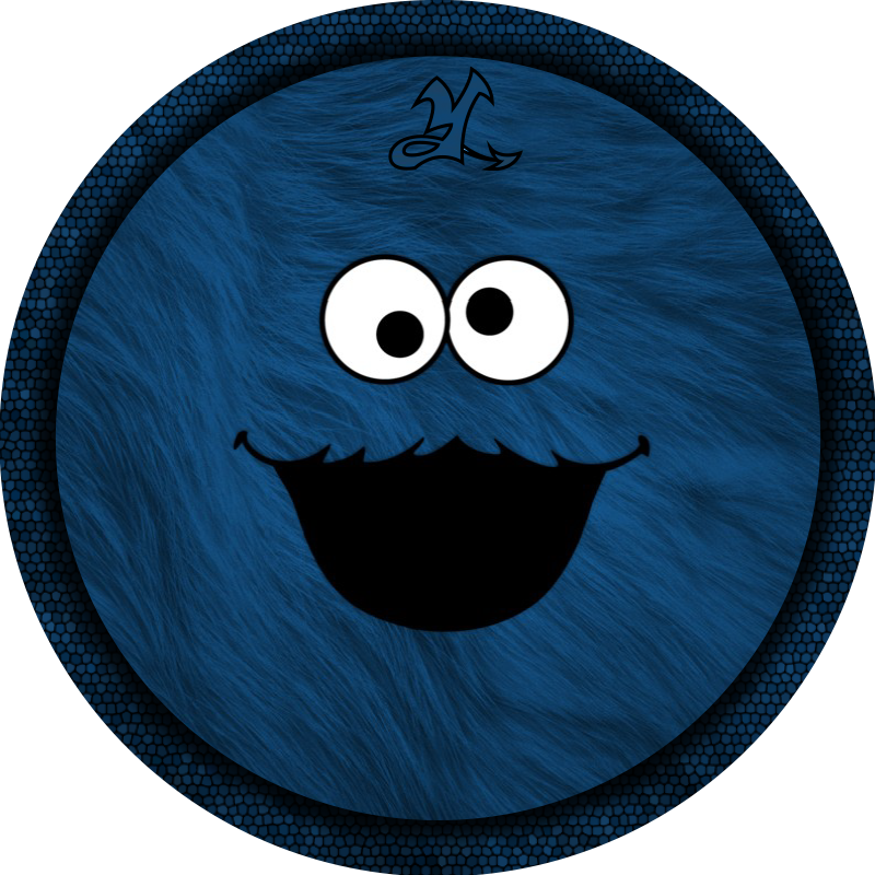 Cookie Monster Face skin