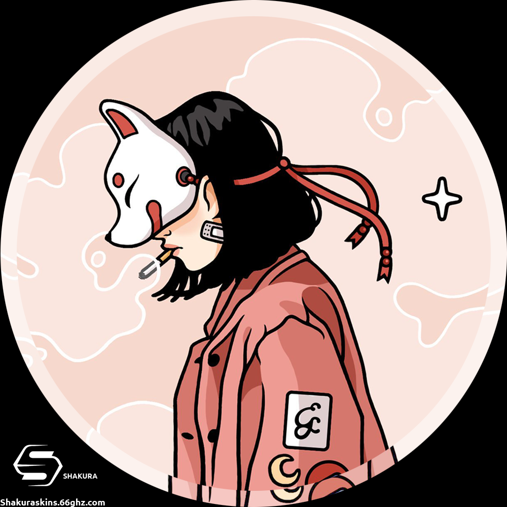 Kitsune Mask Girl skin