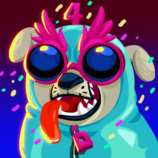 Neon Dog skin