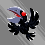 crow skin
